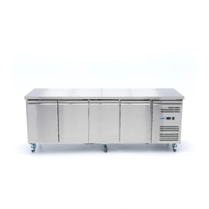 Koelwerkbank - 223 cm - 4 Deuren