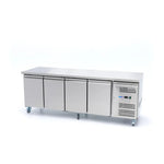 Koelwerkbank - 223 cm - 4 Deuren