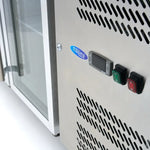 Koelwerkbank - 180 cm - 3 Glazen Deuren