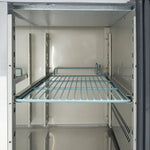 Koelwerkbank - 180 cm - 3 Glazen Deuren