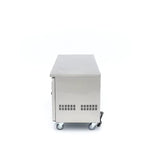 Koelwerkbank - 180 cm - 3 Glazen Deuren