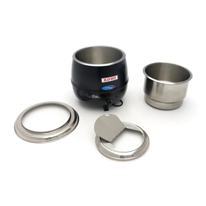 Soepketel - 13 L - Uitneembare binnenpan - met Dekselklep & Lepeluitsparing