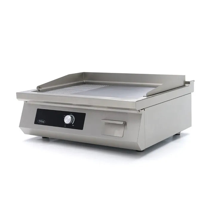 Inductie Grillplaat 700 - Glad en Gegroefd - 5000W - Dubbel