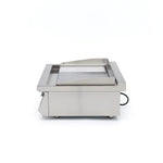Inductie Grillplaat 700 - Glad en Gegroefd - 5000W - Dubbel