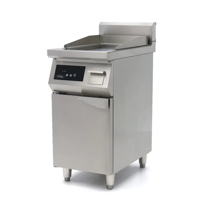 Inductie Grillplaat 700 - Glad - 5000W - Enkel - met Onderstel