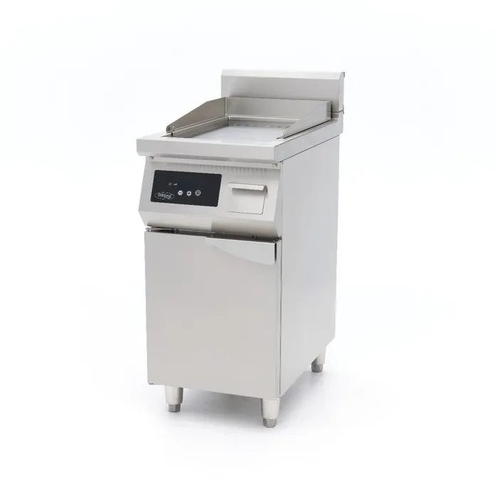 Inductie Grillplaat 700 - Glad - 5000W - Enkel - met Onderstel