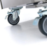 Koelkast - 600 L - 3 Verstelbare Roosters (2/1 GN) - Rvs - op Wielen