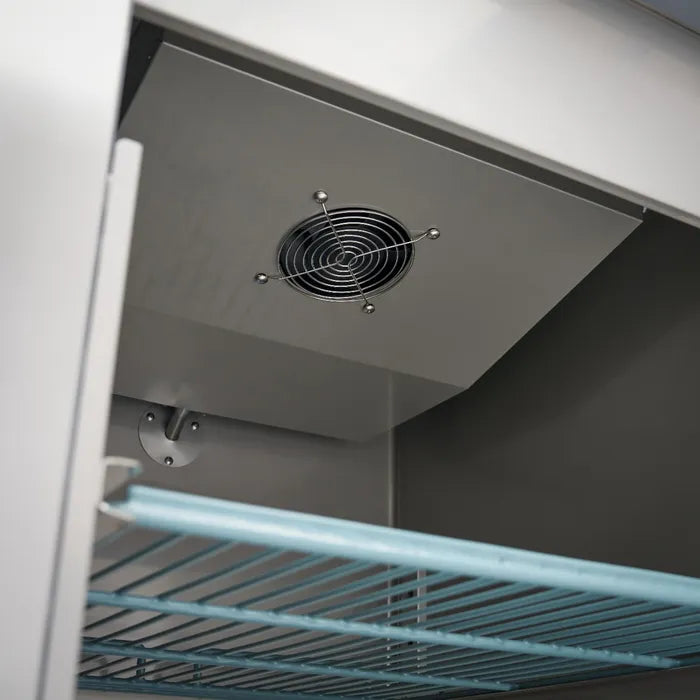 Koelkast - 600 L - 3 Verstelbare Roosters (2/1 GN) - Rvs - op Wielen