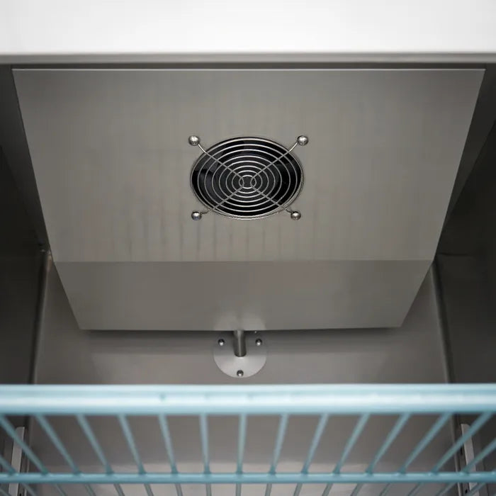 Koelkast - 600 L - 3 Verstelbare Roosters (2/1 GN) - Rvs - op Wielen