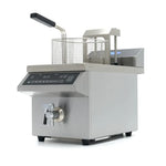 Frituurpan - 8 L - 1 Mand - Inductie - Liftsysteem - met Tapkraan