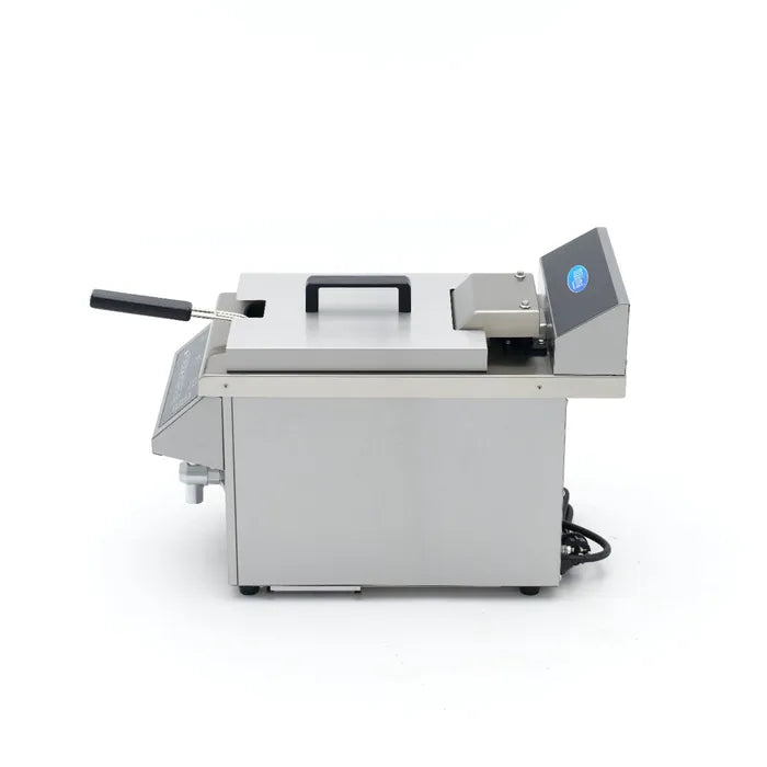 Frituurpan - 8 L - 1 Mand - Inductie - Liftsysteem - met Tapkraan