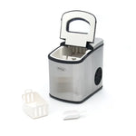 IJsblokjesmachine - 10-12 Kg/Dag- Holle IJsblokjes - Luchtgekoeld - Zilver