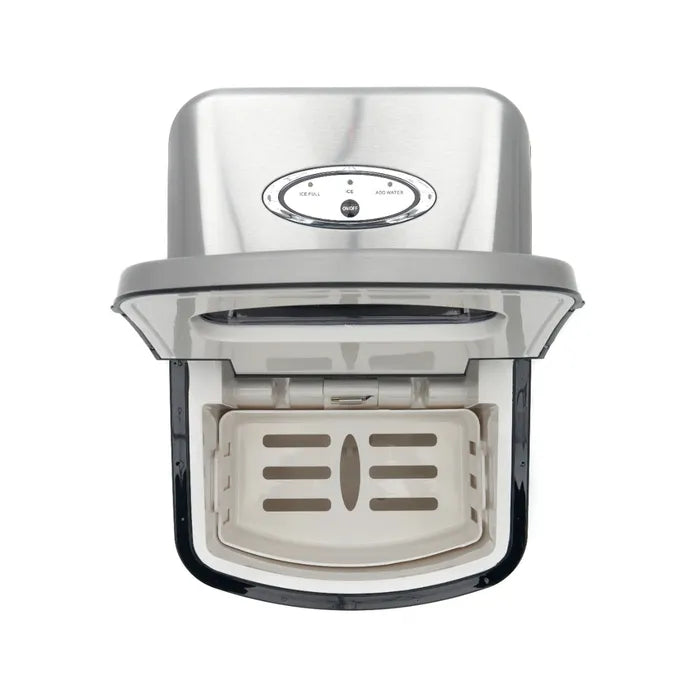 IJsblokjesmachine - 10-12 Kg/Dag- Holle IJsblokjes - Luchtgekoeld - Zilver
