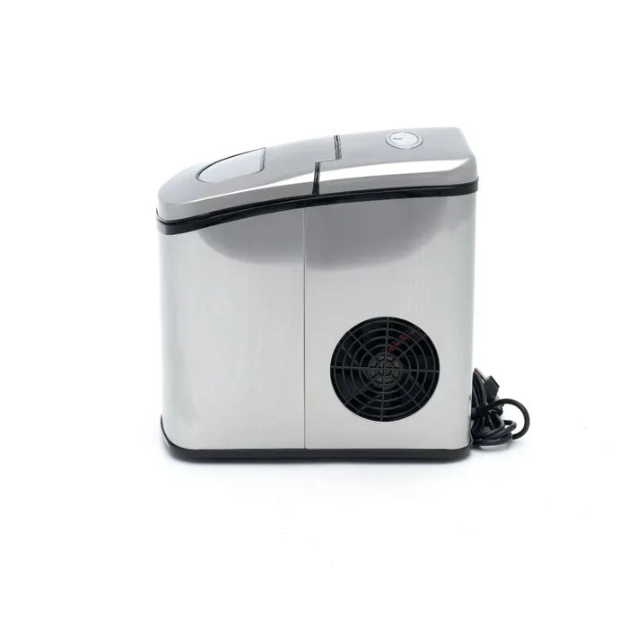 IJsblokjesmachine - 10-12 Kg/Dag- Holle IJsblokjes - Luchtgekoeld - Zilver