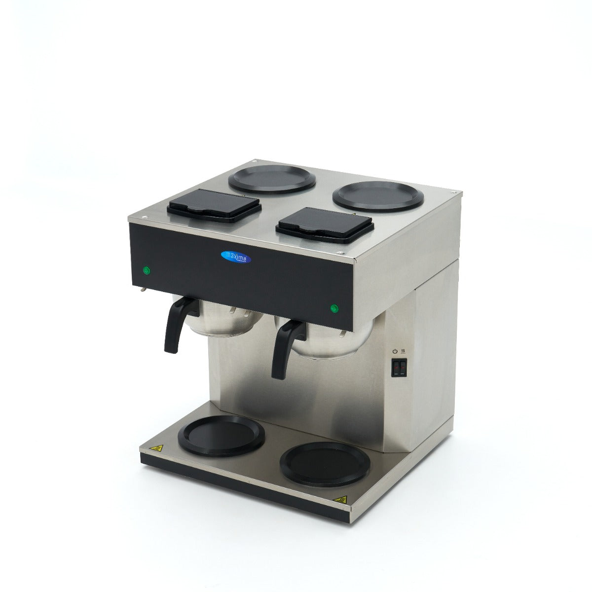 Filterkoffiezetapparaat - Dubbel - 2x 1,8 l - met Glazen Kan