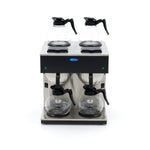Filterkoffiezetapparaat - Dubbel - 2x 1,8 l - met Glazen Kan
