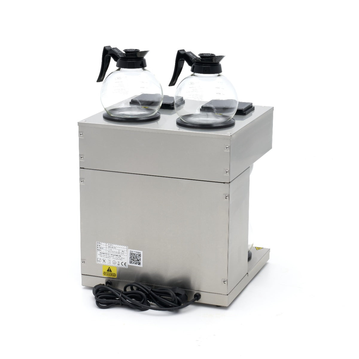 Filterkoffiezetapparaat - Dubbel - 2x 1,8 l - met Glazen Kan