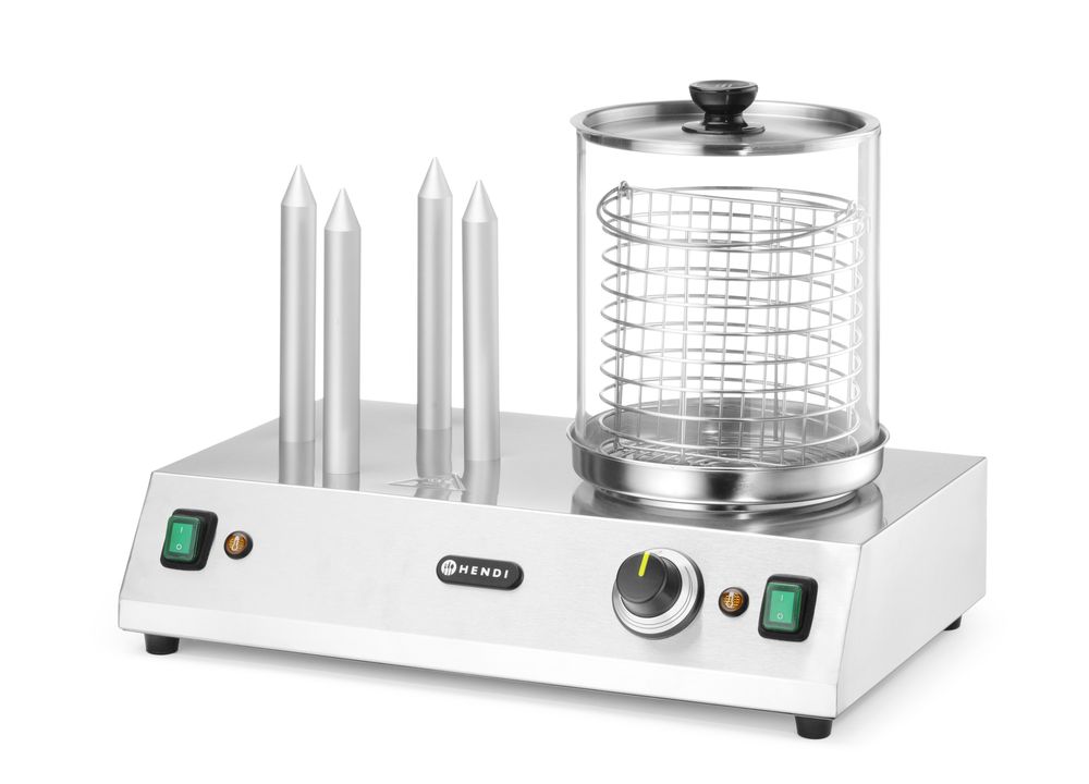 Worst en hotdogbroodjes warmer