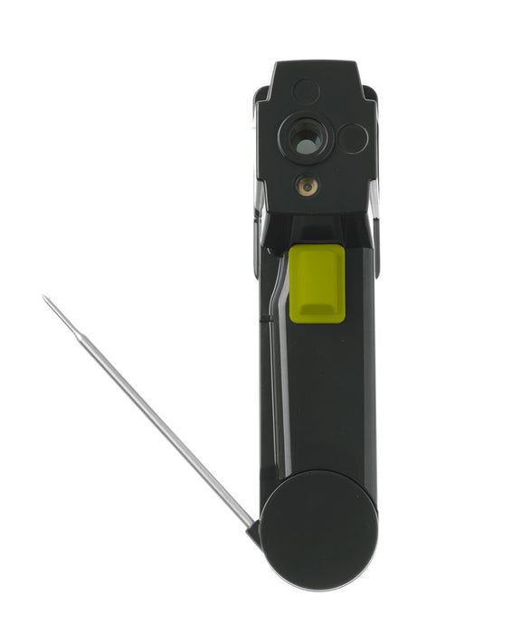 Infrared thermometer with probe