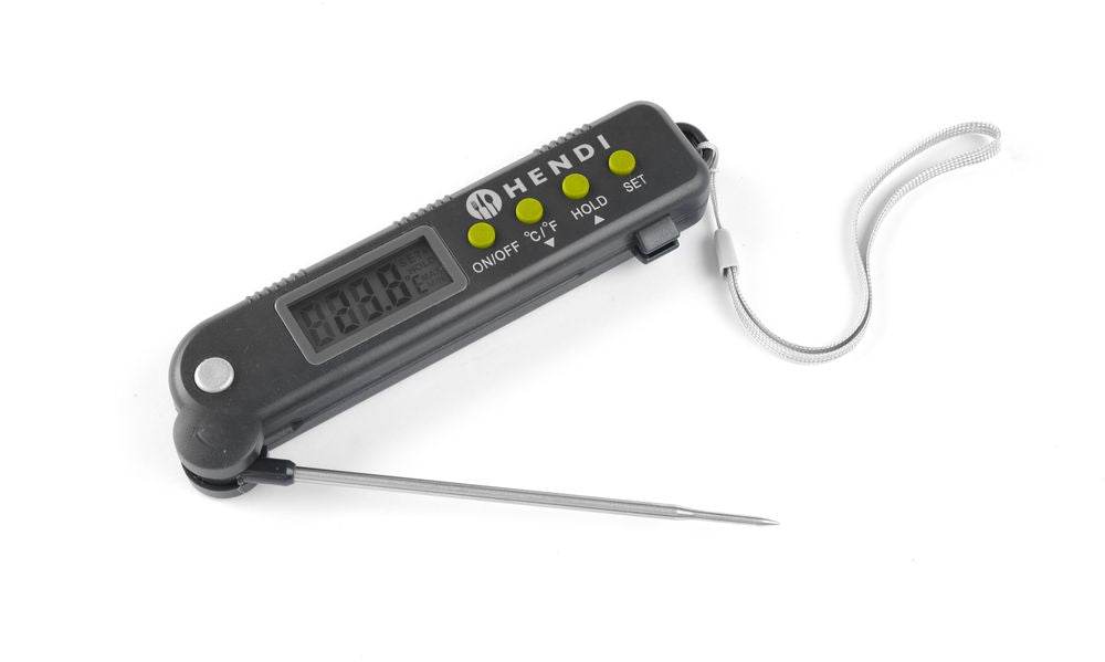 Thermometer met inklapbare sonde