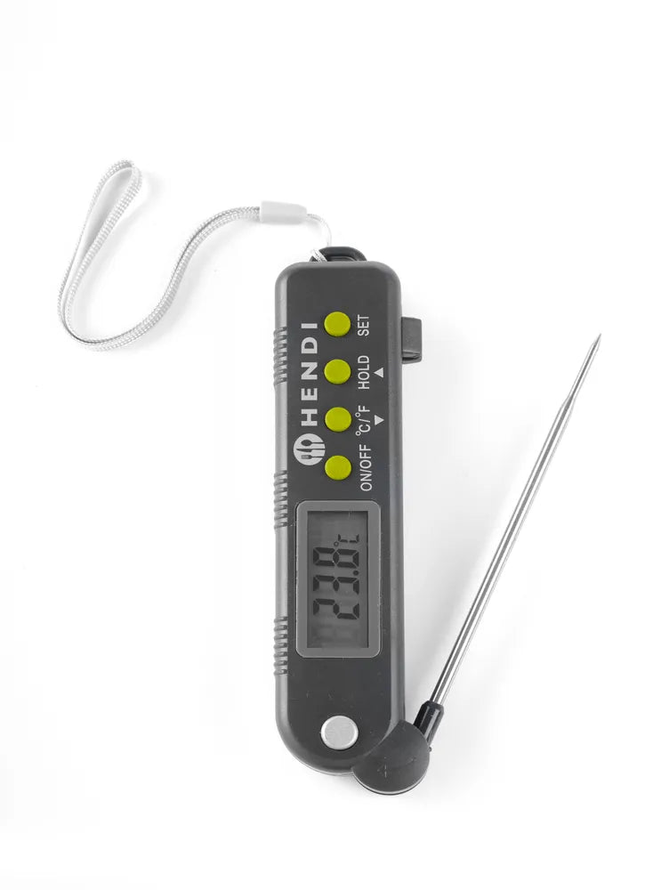 Thermometer met inklapbare sonde