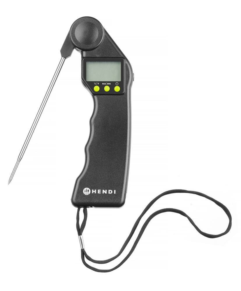 Digitale thermometer met opvouwbare sonde