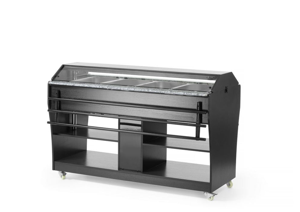 Warm buffet display