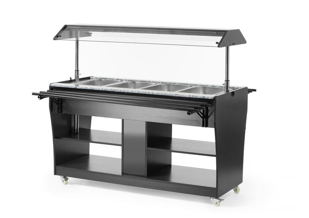 Warm buffet display