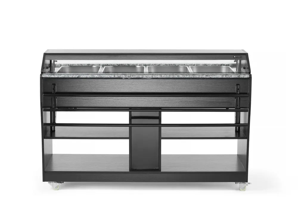 Warm buffet display