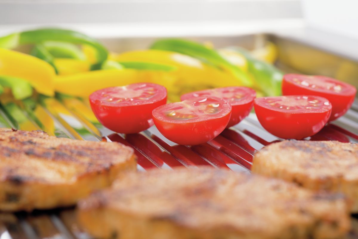 Grillplaat 700, B400, geribbeld