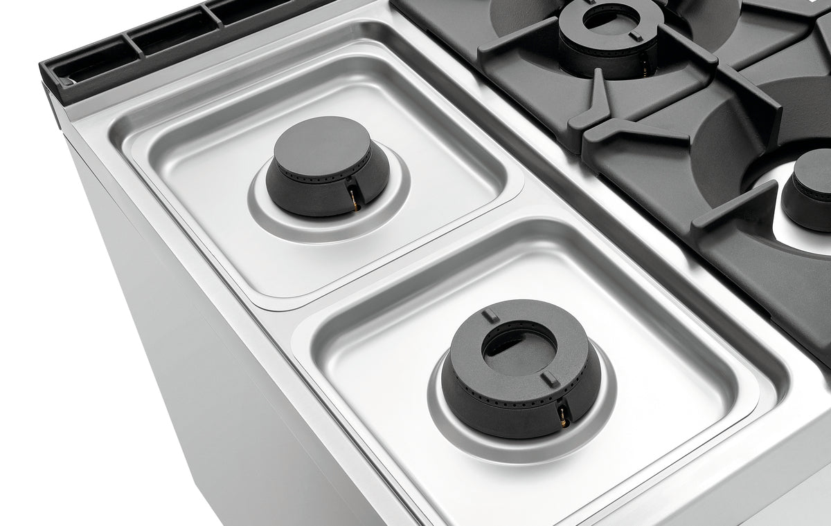 Gasfornuis, 6-branders, GO 2/1GN,NS