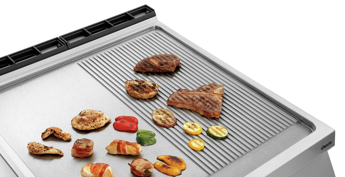 Gas bakplaat, 1/2+1/2, PO