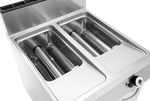 Gas friteuse met 2 binnenpannen