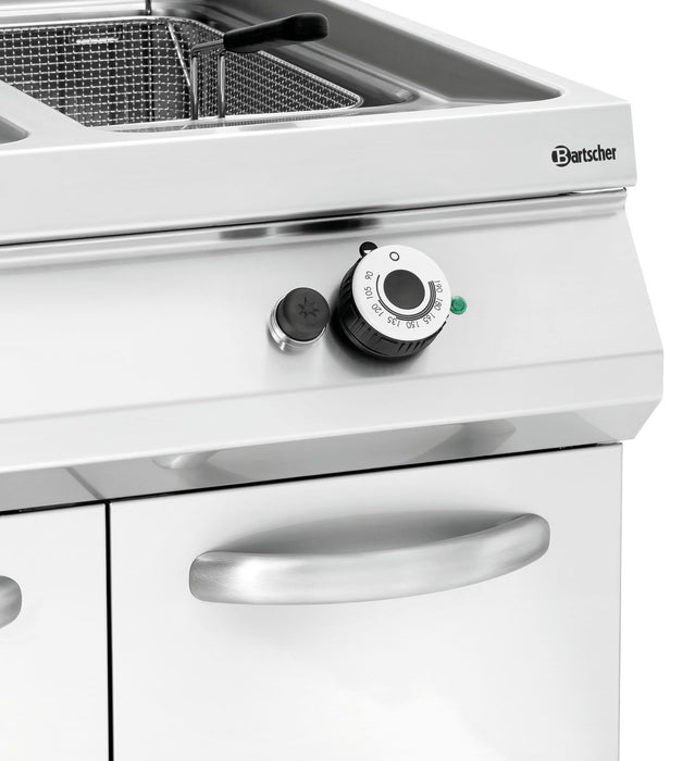 Gas friteuse met 2 binnenpannen
