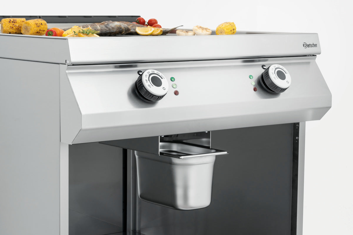 Grillplaat el., glad