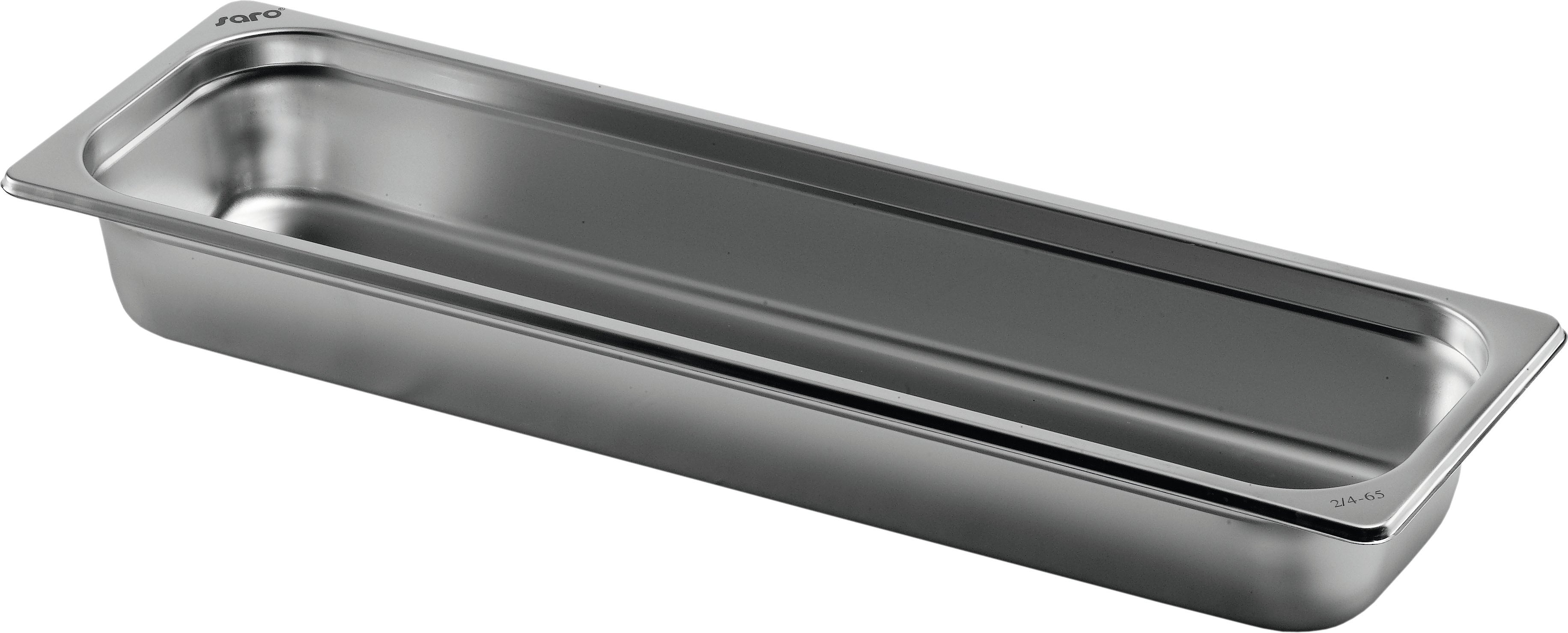 SARO Gastronormbak RVS model TOP LINE 2/4 D65mm