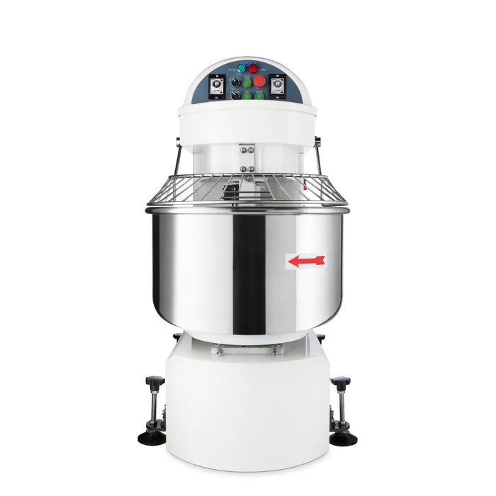 Spiraalkneder - 130 L - 80 Kg Deeg - 2 Snelheden - 400V