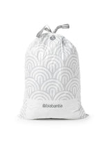 Brabantia PerfectFit afvalzak met trekbandsluiting 50-60 liter code H, 10 stuks wit, 1 x 10 stuks