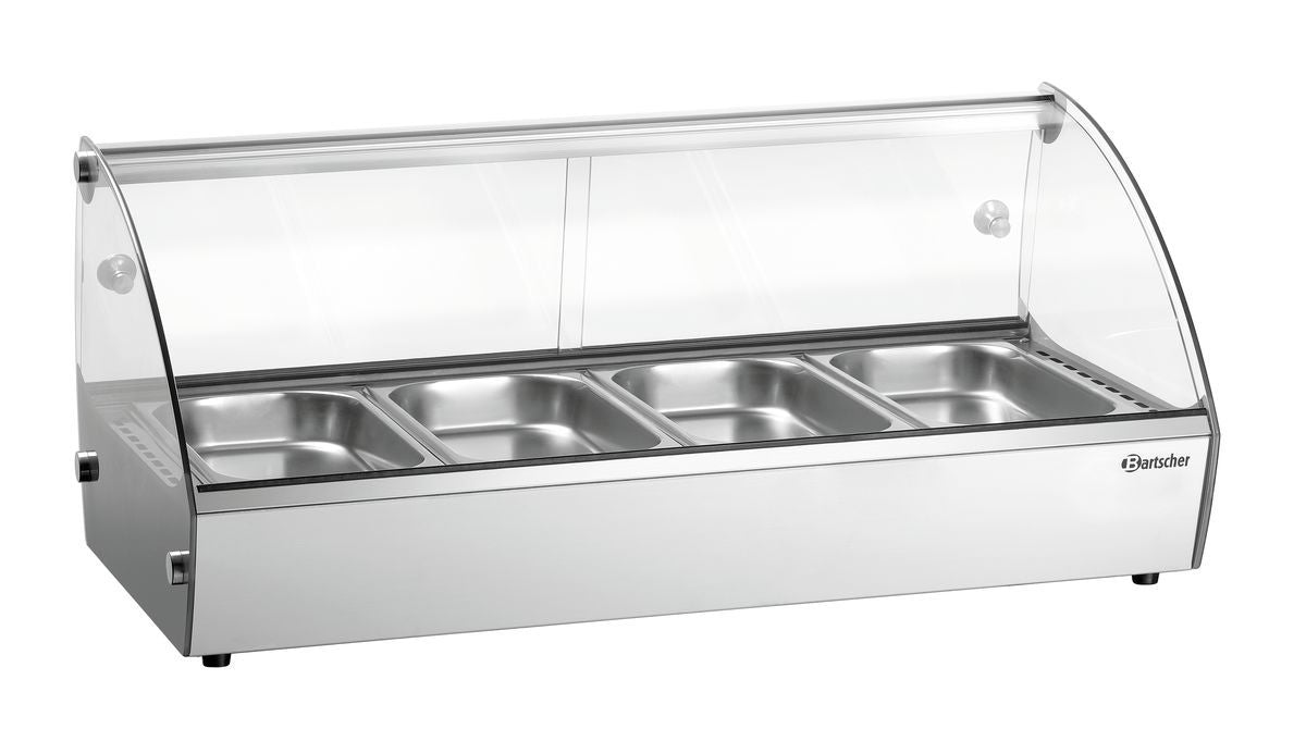Hete opzetvitrine R4 4 x 1/3 GN