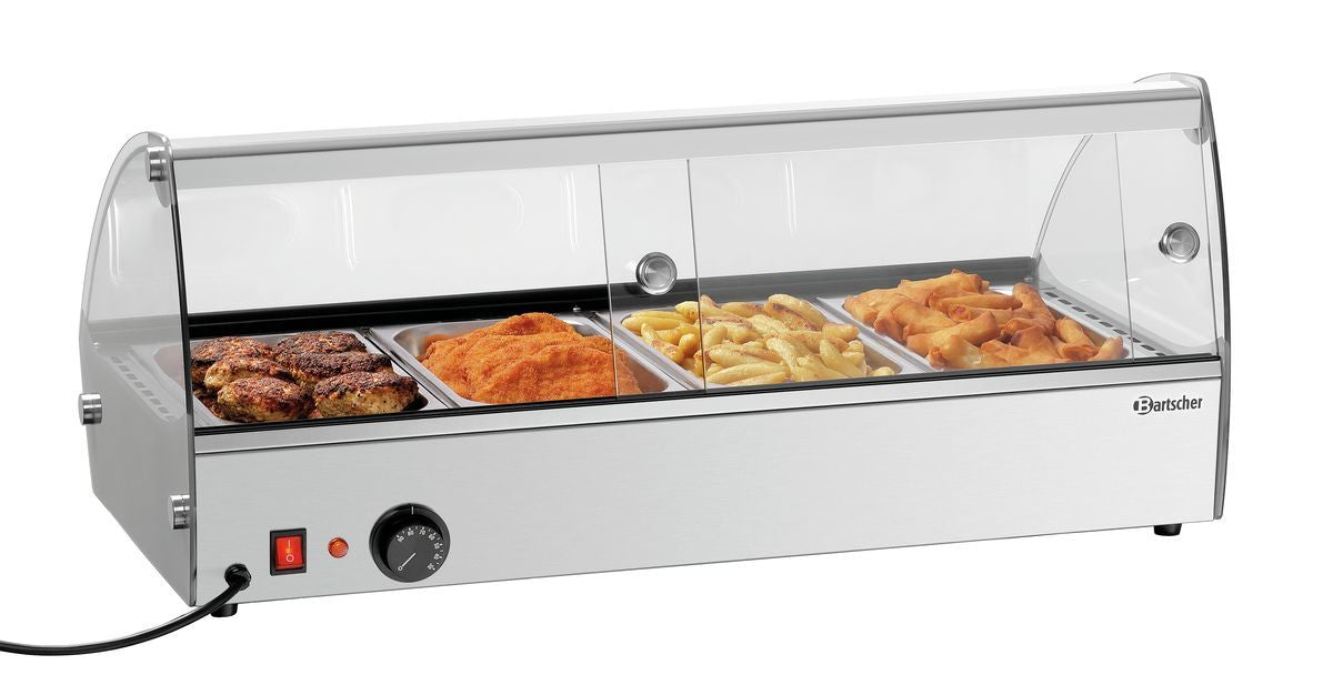 Hete opzetvitrine R4 4 x 1/3 GN