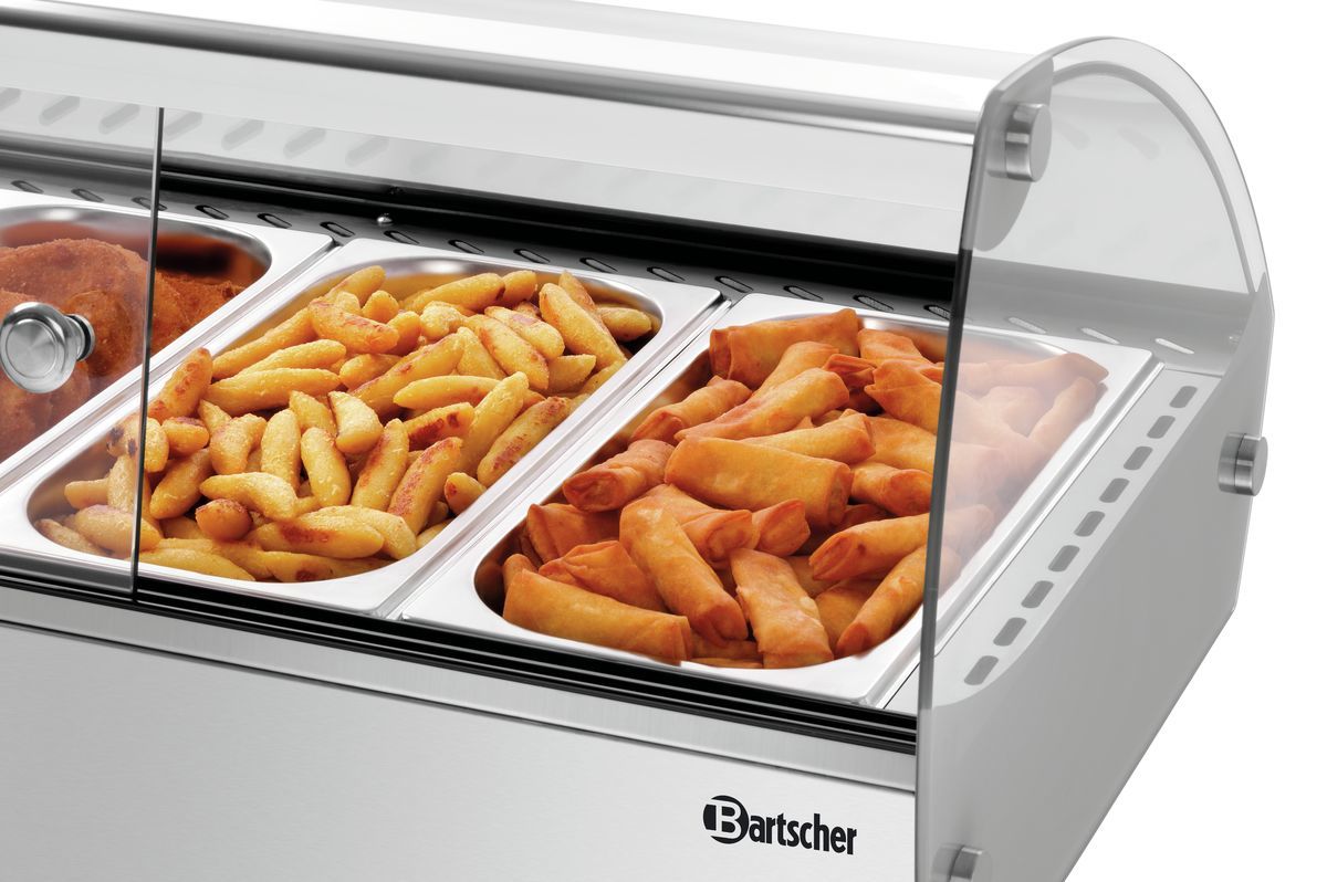 Hete opzetvitrine R4 4 x 1/3 GN