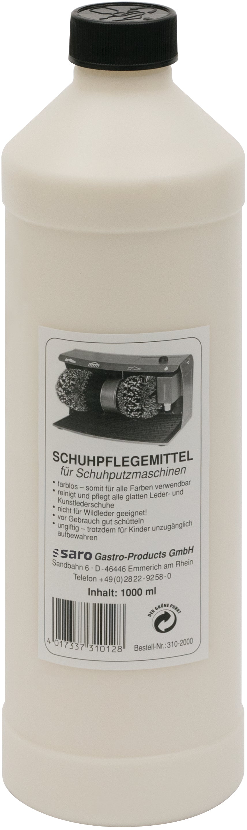 SARO 1 liter vloeibare schoenpoets creme