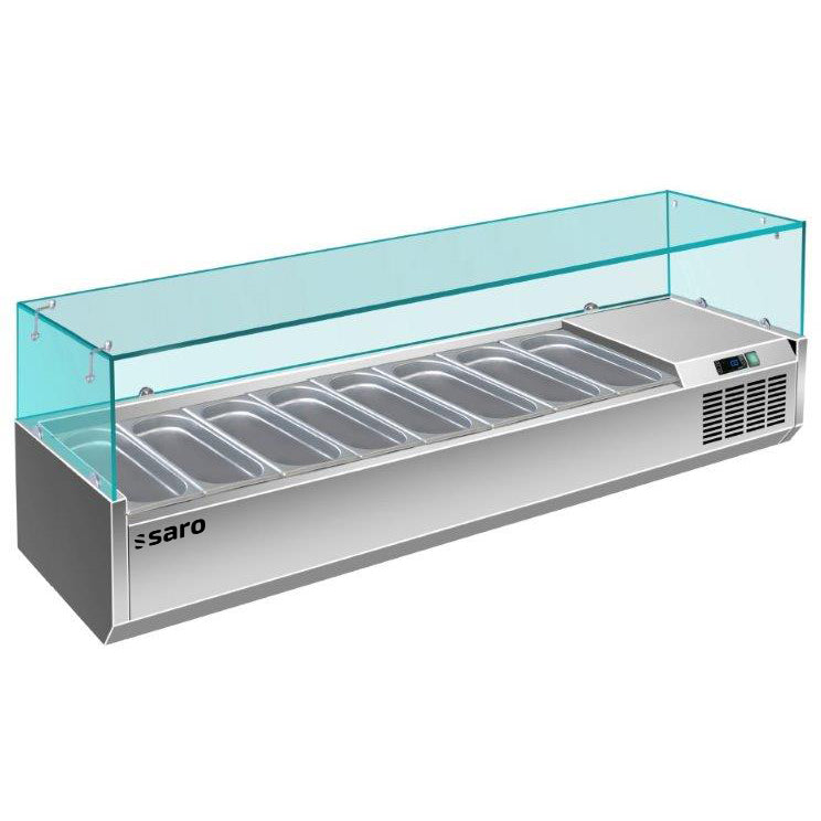 SARO Opzet koelvitrine - 1/3 GN model VRX 1800/380