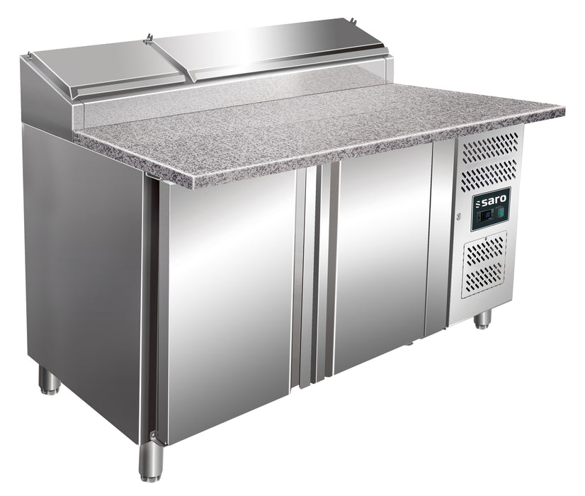 SARO Voorbereidingswerkbank, werkblad graniet - 1/3 GN model SH 1500