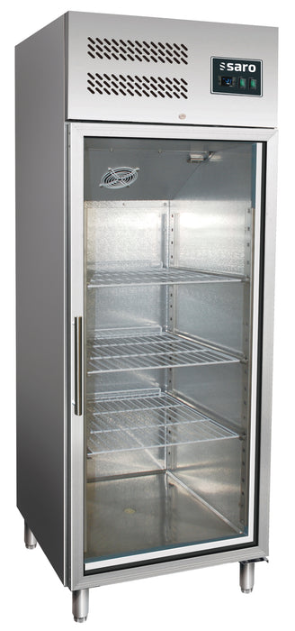 SARO professional refrigerator with glass door model GN 600 TNG