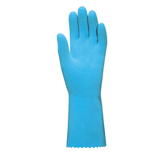Mapa Professional Jersette 300 waterdichte werkhandschoen maat 8 blauw, 1 x 50 stuks