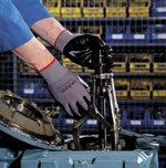 Mapa Professional Ultrane 553 werkhandschoen met nitrilcoating maat 7 zwart, 1 x 100 stuks