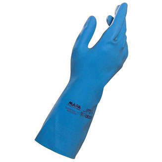 Mapa Professional Vital 177 handschoen voor levensmiddelen maat 7 blauw, 1 x 100 stuks