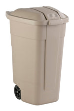 Mobiele container basis 110 liter beige