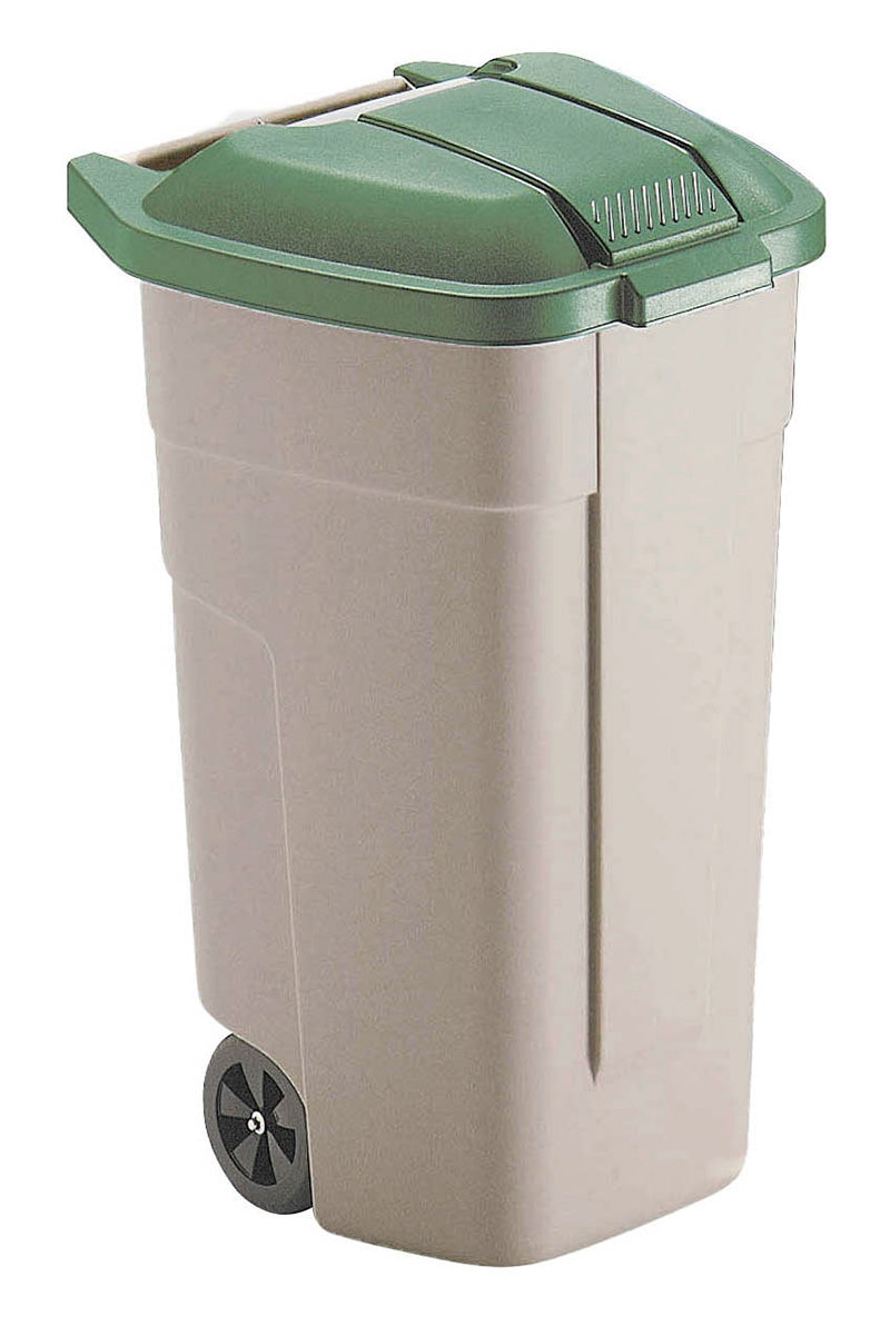 Mobiele container basis 110 liter beige